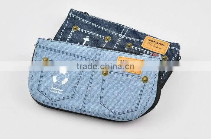 Jeans Pencil Case,Makeup Bag Pencil Case