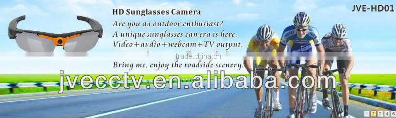 720P HD Video Output Sunglasses Camera DVR recording,TF card,1280*720 resolution,30 fps