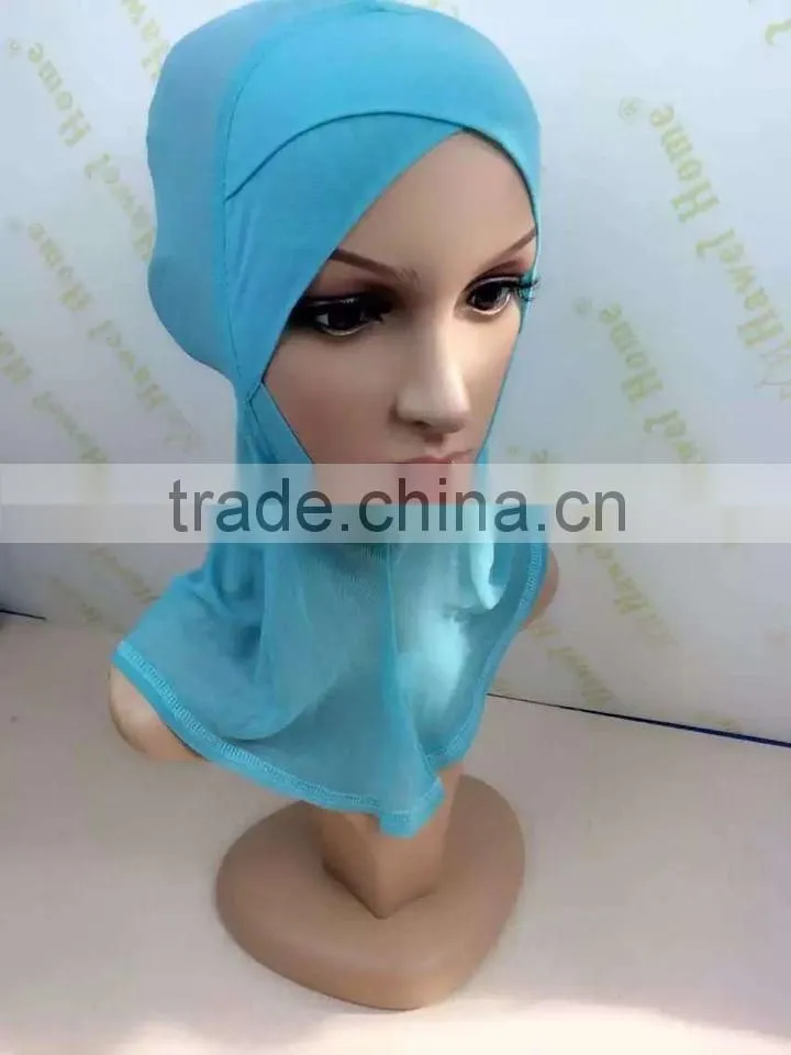 C075 new criss cross thin net ninja inner underscarf with slim face design
