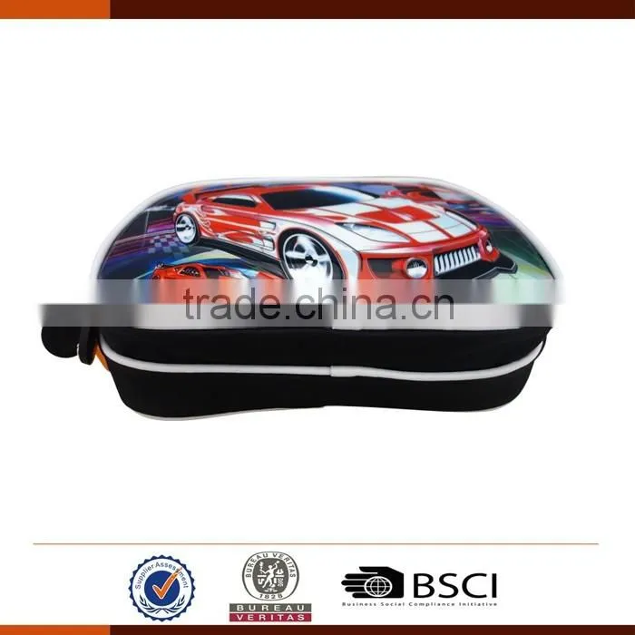 Cartoon Car 300D Pencil Bag for Boys