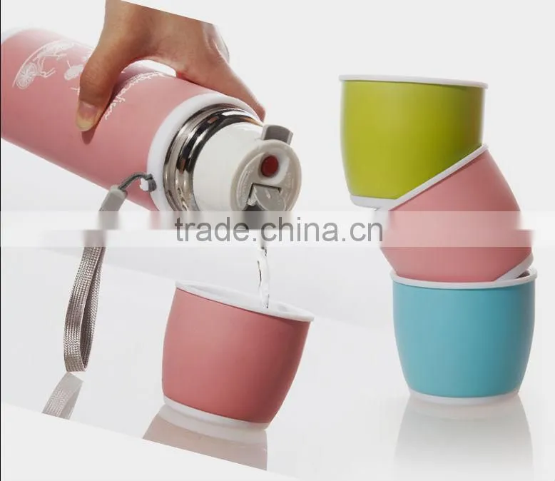 Stainless Steel Double Wall Wholesale Bullet Shaped Vacuum Thermos Flask