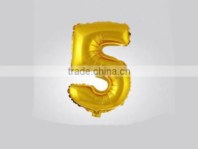 16 inches Foil number balloon,alphabet Balloons