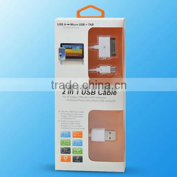 For Tab and Micro connector usb cable