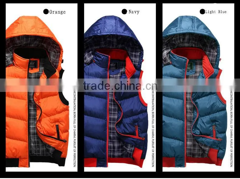 wholesale custom padded vest jackets for winter 1328
