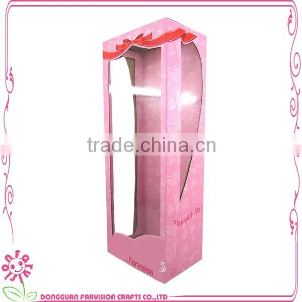 Hot Pink fashion doll bag with shoulder strip custom 18 inch doll bag