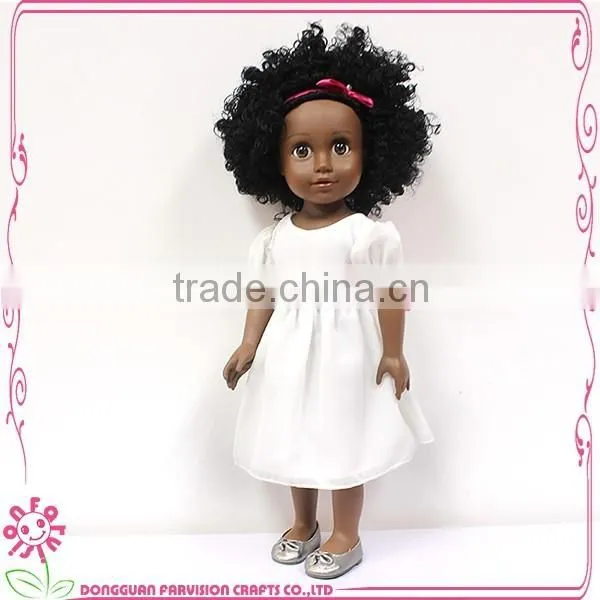 2016 Top Sale 18 inch african american afro dolls