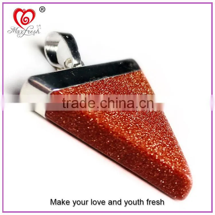 Natural Quartz Different Kinds Crystal Point Pendant for Necklace Natural Crystal Stone Pendant Design Mixed Triangle Stone