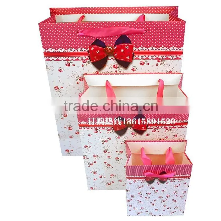 Recycled factory machine made luxury paper bag