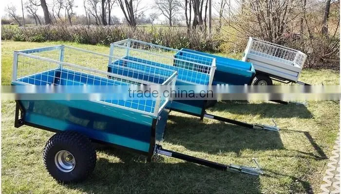 Box trailer/ATV tow behind trailer/ ATV log trailer