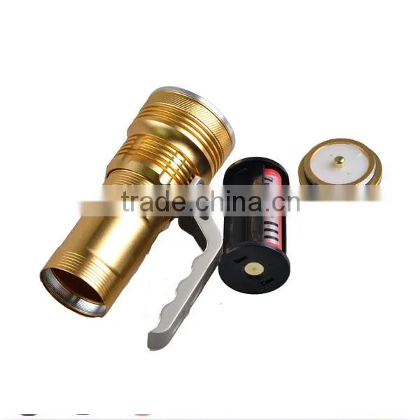 Aluminum Alloy Powerful XPE LED 4 Modes Rechargable Hand Lantern