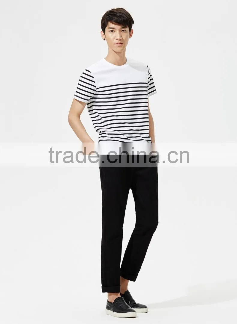 mens fashion cotton spendex leisure pants