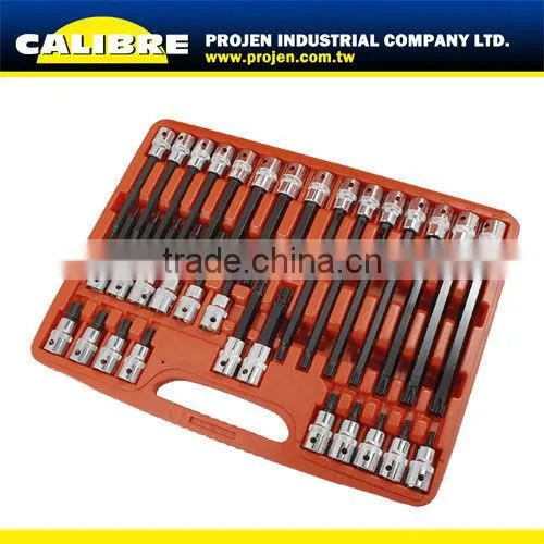 CALIBRE 6pc 12 point 3/4"Dr Star and impact Socket Set