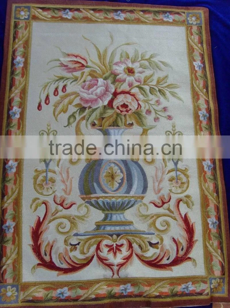 beautiful embroidery wall hanging same alike Aubusson tapestry