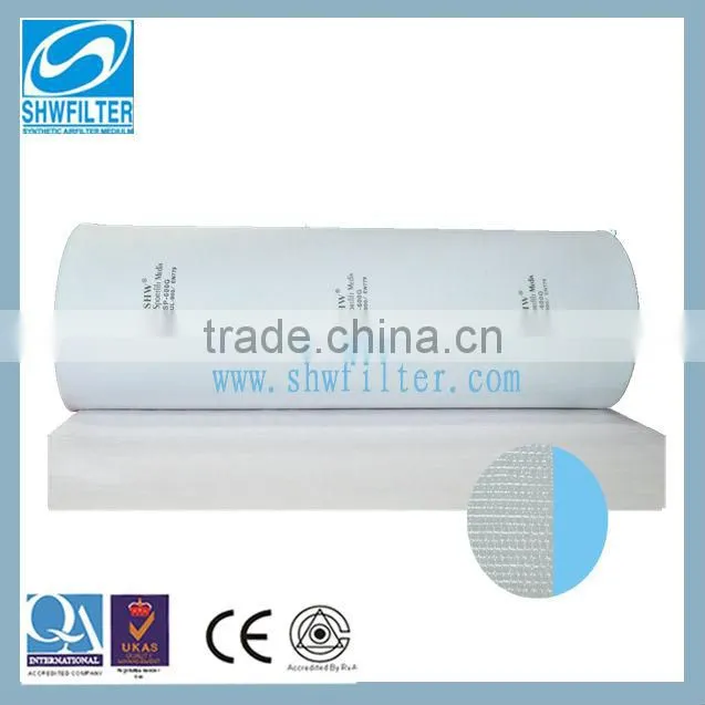 spray booth of ceiling filter