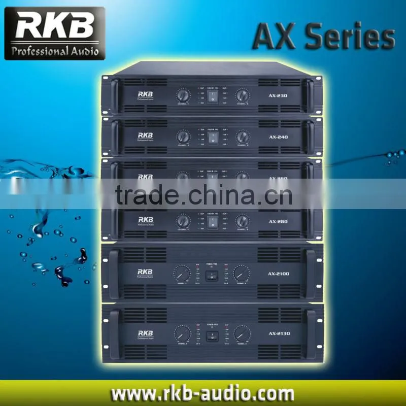 (AX-2130) 1300W 2U china tube amplifier