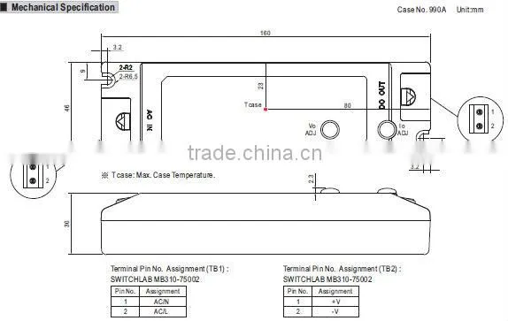 Mean Well 30w 9v 30W 9V LED Power Supply led driver 9v electronic led driver