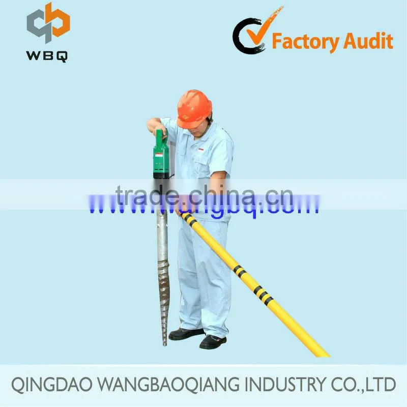 Ground Screw Electric-Driver Machine for solar power system
