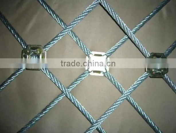 safety netting system protecting mesh