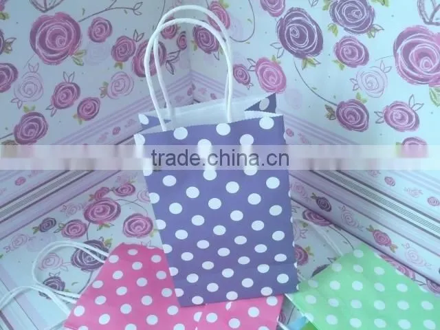 New fashion custom recycle shopping paper bag for cloth