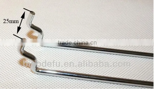 Metal Double Wire Pegboard Hook
