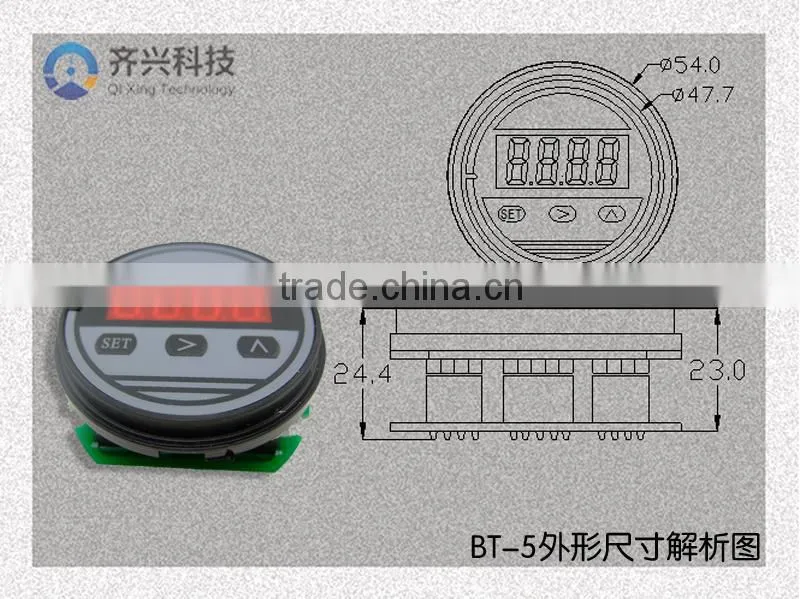 Intelligent temperature LED module,4~20ma digital module,24V temperature module