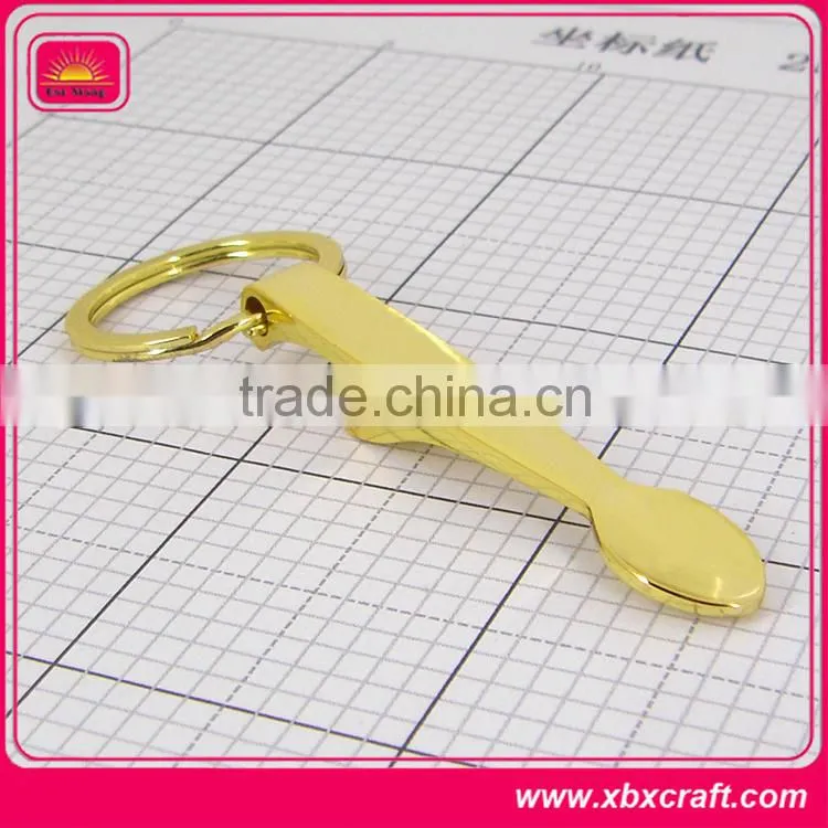 new design product tea spoon opener keyring,technics 3d keyring