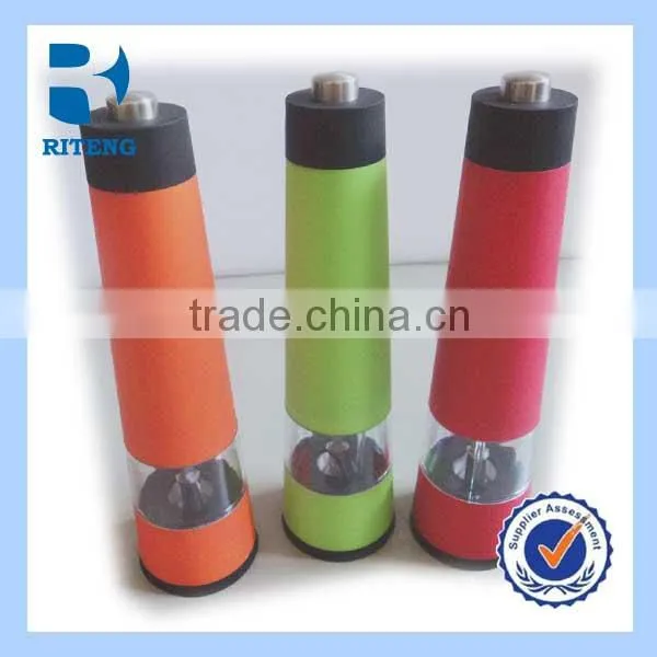 Electric Gravity and salt Pepper Mill for Kitchen