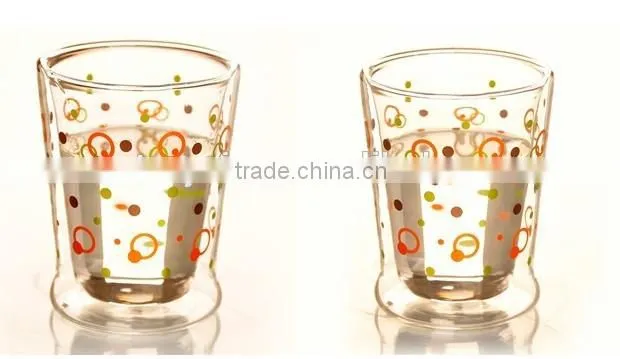 Pyrex Bulk Heat Resistant Drinking Tea Glass cup With Round Bottom