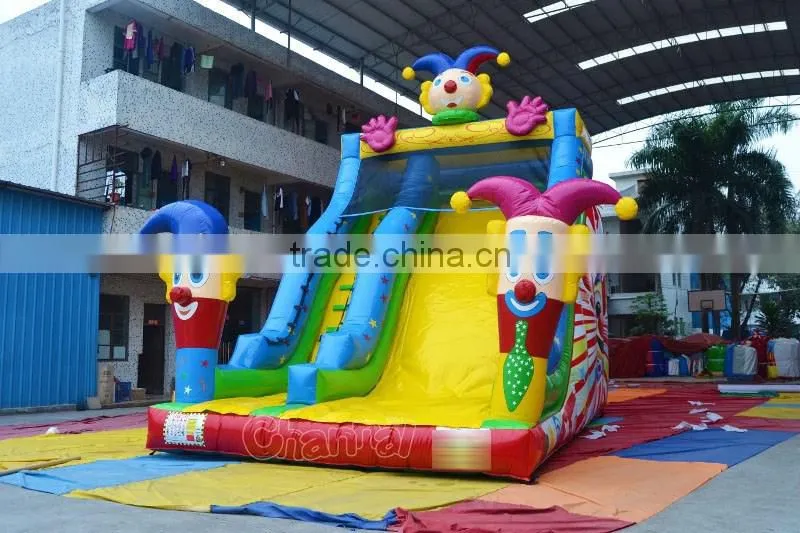 High quality best selling inflatable slide inflatable jungle slide hippo inflatable slide
