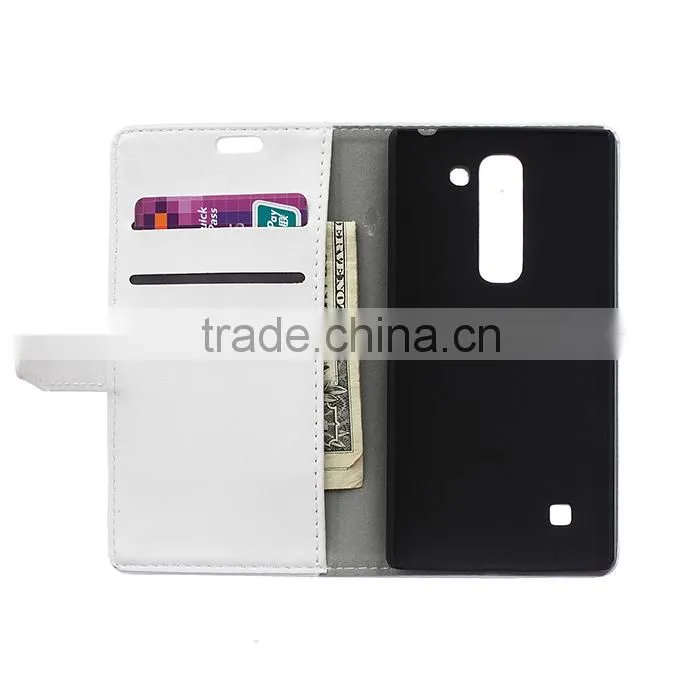 Wholesale Flip Cover Leather Case For LG Spirit H440N ,For LG Spirit H440N Book Cover Stand Case