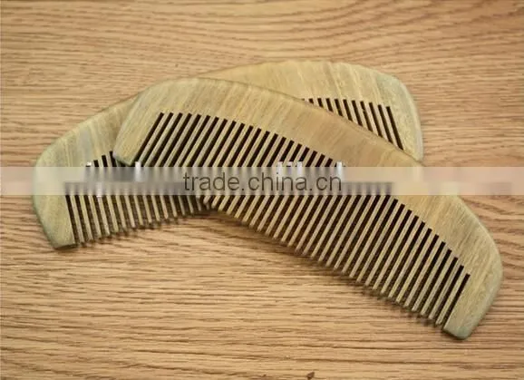 Hot selling OEM logo cheap wooden hair beard comb