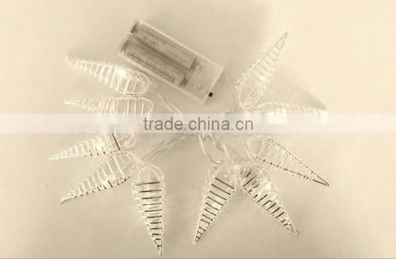 led battery christmas light drip shape light