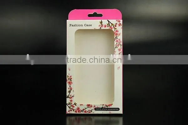 customized logo printing paper packaging box phone case card holder