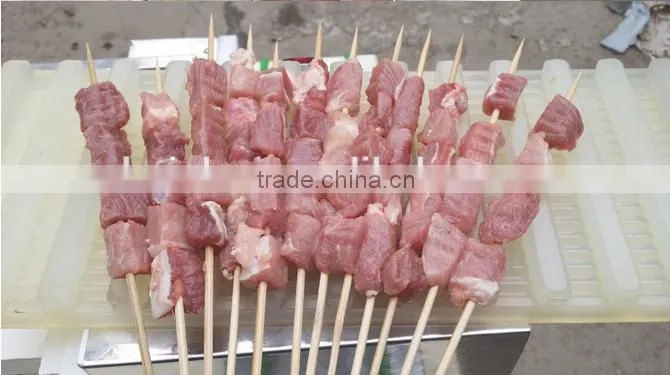 all kinds of seafood meat vegetable wear string production machine