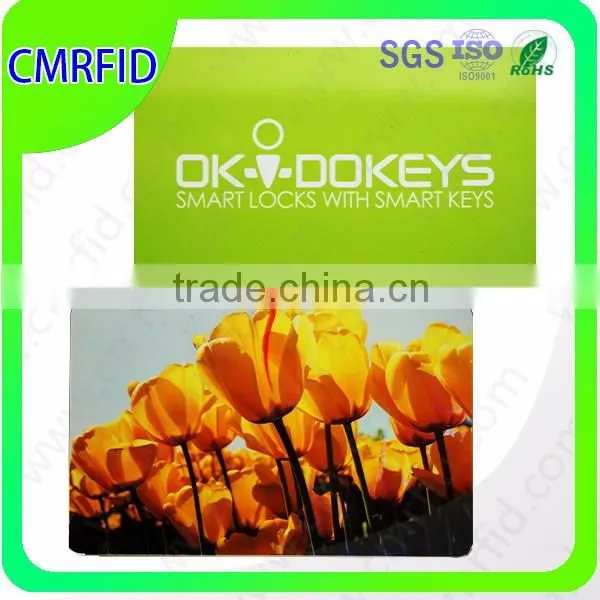 Coloful PVC UHF RFID card with micro print