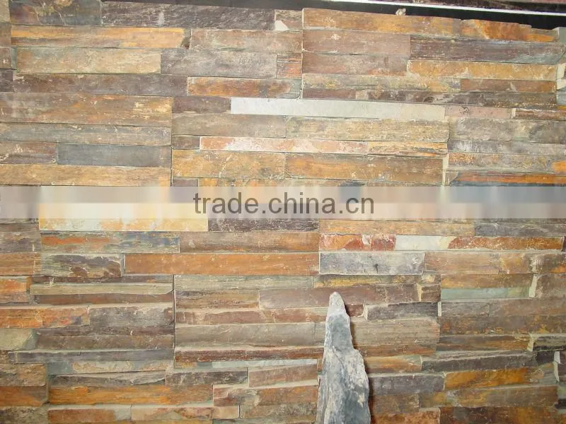 Exterior slate wall panel