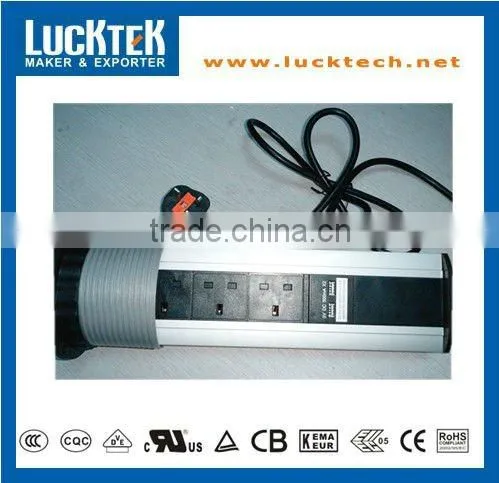 UK Pop Up Desktop Socket with USB port