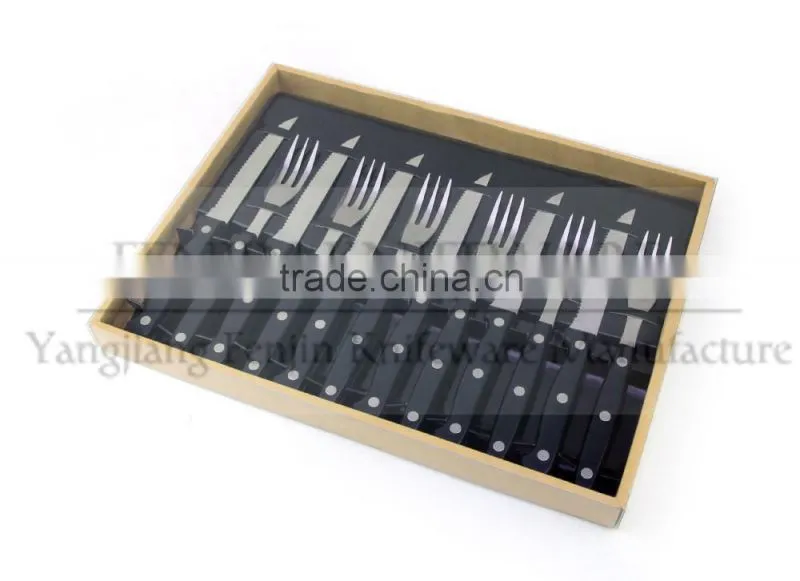 12pcs Outdoor Fork and Knife Set