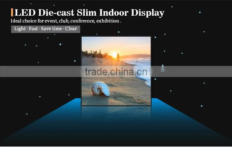 2015 new offer portable good durablity indoor video led display customized