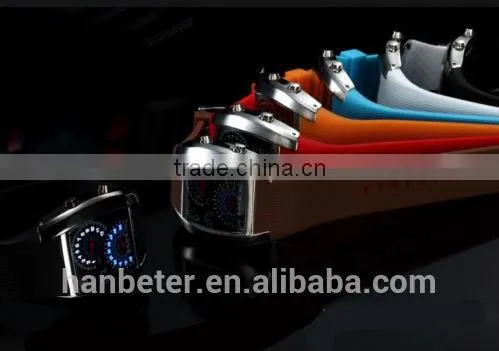 Top Quality ,Fast Production time for led watch sport stainless steel back
