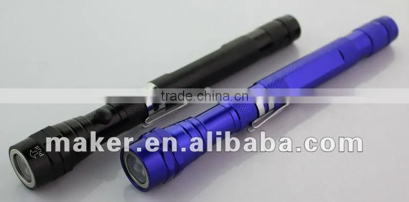 3 LED Telescopic Extendable Flashlight