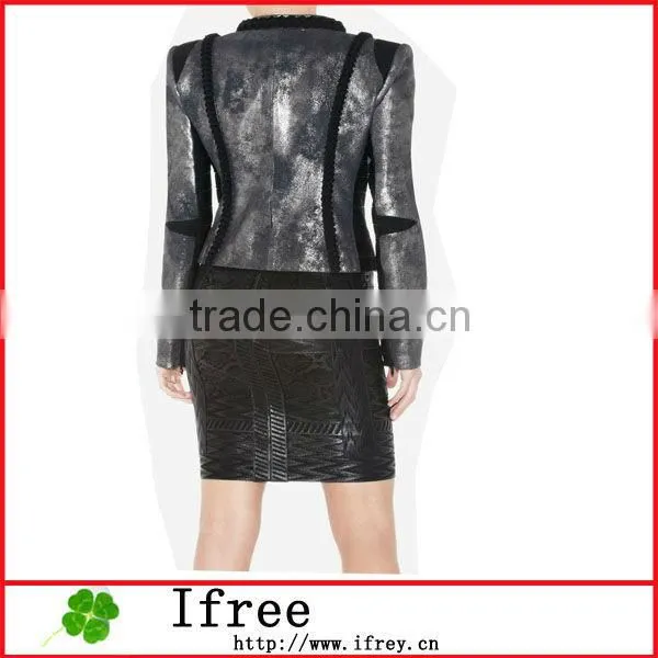 black cool like leather casual jacket