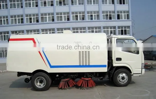 good quality dongfeng 4m3 pavement sweeper