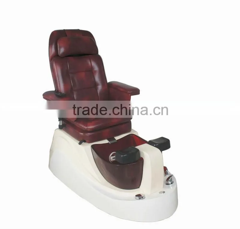 new arrival fiberglass basin swivel spa joy pedicure chair for sale