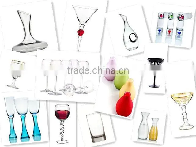 Hand blown champagne flute