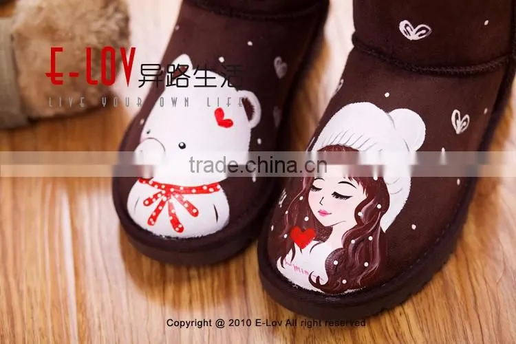2015 hot sales high quality and cheap winter snow boot