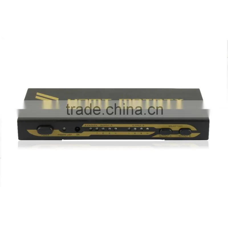 4 in 2 out HDMI Matrix V1.4 version HDMI Matrix Support CE ROHS FCC PSE