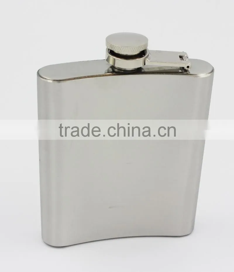 7oz mini flask leak-proof eco-friendly FDA LFGB stainless steel hip flask lead Pb free