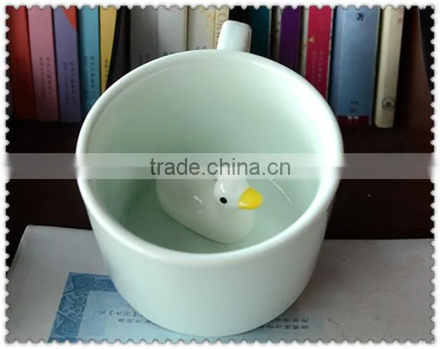 ceramic duck mug in duck design cup