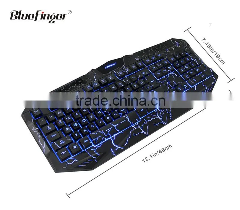 OEM USB wired split keyboard with changeable color backlit